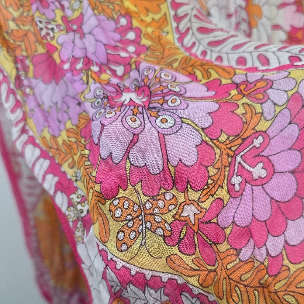Vera Pink and Orange Scarf, 20